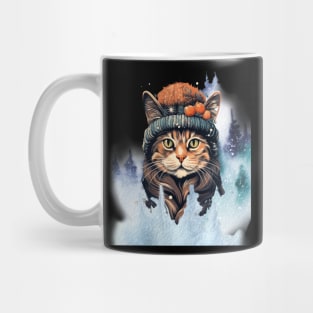 Winter Cat Mug